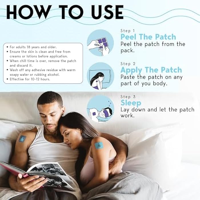 Klova Extra Strength Sleep Patches for Adults | Natural Sleep Aid with 6mg Melatonin, Valerian & L-Theanine | Non-Habit-Forming Deep Sleep Support for Men & Women | 28 Patches - Image 2