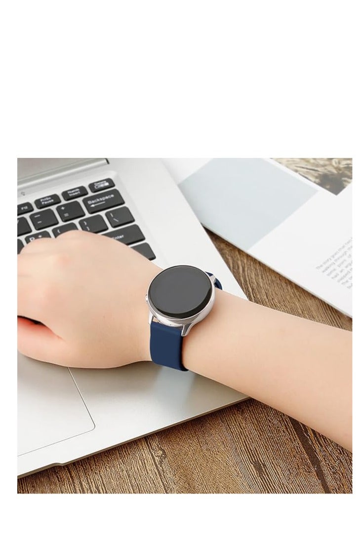 20mm Band Compatible with Huawei Watch GT 4 46mm/GT3/GT3 Pro 46mm/Watch 4/4 Pro/3/3 Pro/GT 46mm/GT2/GT2 Pro/GT2e, Silicone Bracelet Sport Strap  - Image 2