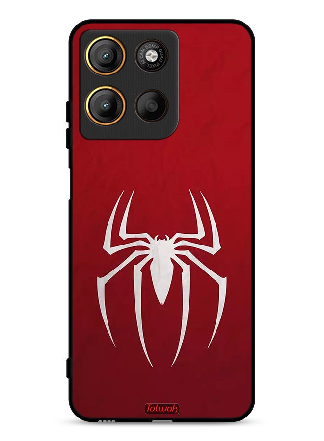 Tolwak Motorola Moto G15 Protective Case Cover Spider Icon