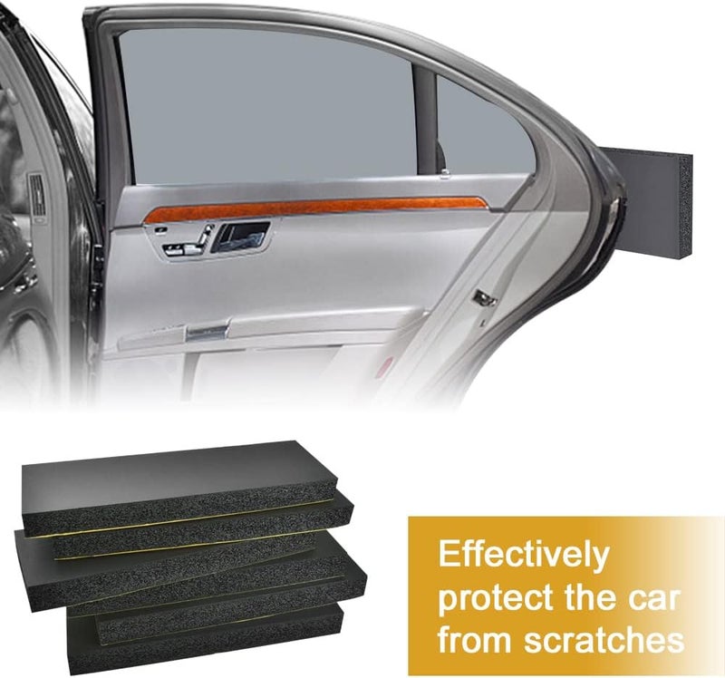 TANCUDER Garage Wall Protector, 6 PCS Car Door Wall Protection Self-Adhesive Garage Door Edge Protection Anti-scratch Car Parking Protector Wall Guard Bumper Protector for Car Door Parking, 30*10*3cm - Image 4