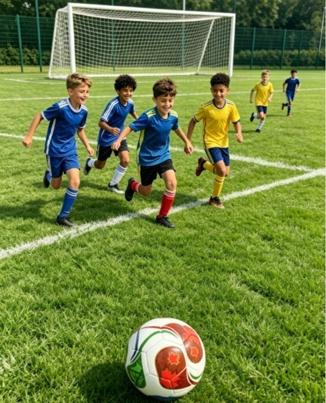 Official Size 5 Football, Soft Touch Adult Training Soccer Ball, Professional Indoor Outdoor Sports Ball for Youth & Kids, Free Pump & Net Bag - Image 5