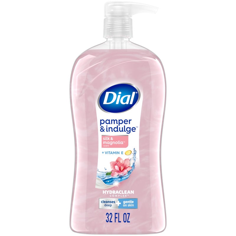 Dial Body Wash Pamper  Indulge Silk  Magnolia 32 fl oz