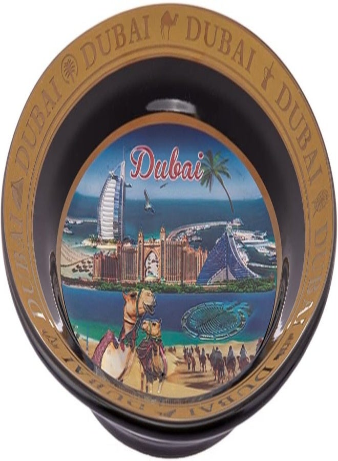 Akdc Dubai Souvenir Plate 20Cm X 20Cm X 3Cm Multicolour - Image 1