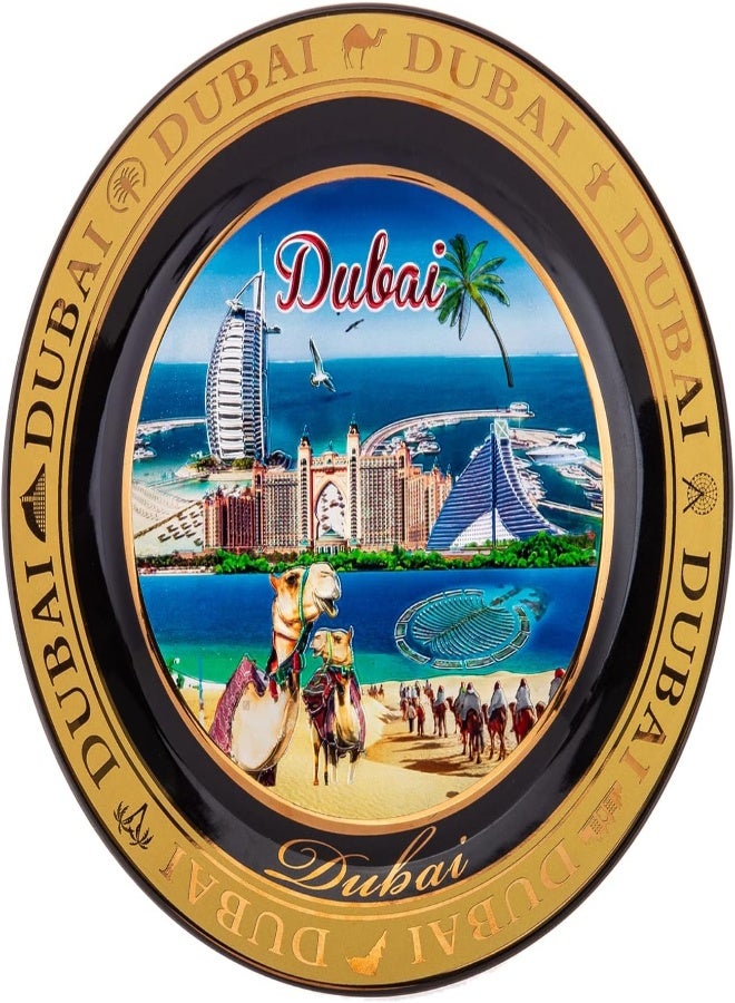 Akdc Dubai Souvenir Plate 20Cm X 20Cm X 3Cm Multicolour - Image 3