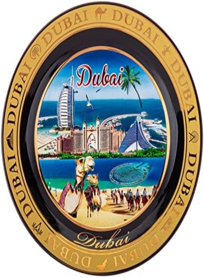 Akdc Dubai Souvenir Plate 20Cm X 20Cm X 3Cm Multicolour - Image 2