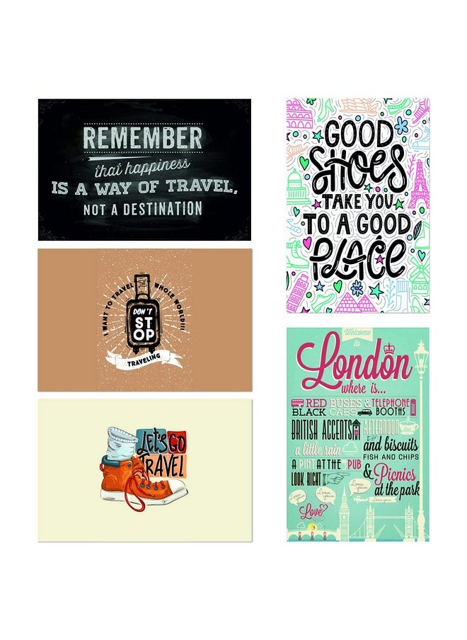 Paper Plane Design - PAPER PLANE DESIGN Quote and Motivational Poster Set of 10 (Size 45 x 30 cm) d608 - Image 1