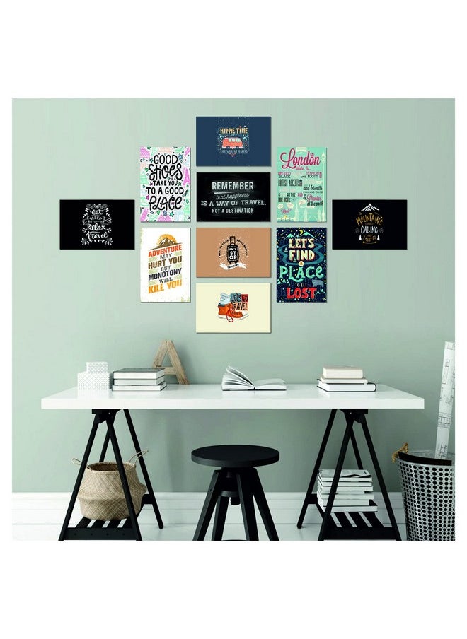 Paper Plane Design - PAPER PLANE DESIGN Quote and Motivational Poster Set of 10 (Size 45 x 30 cm) d608 - Image 1