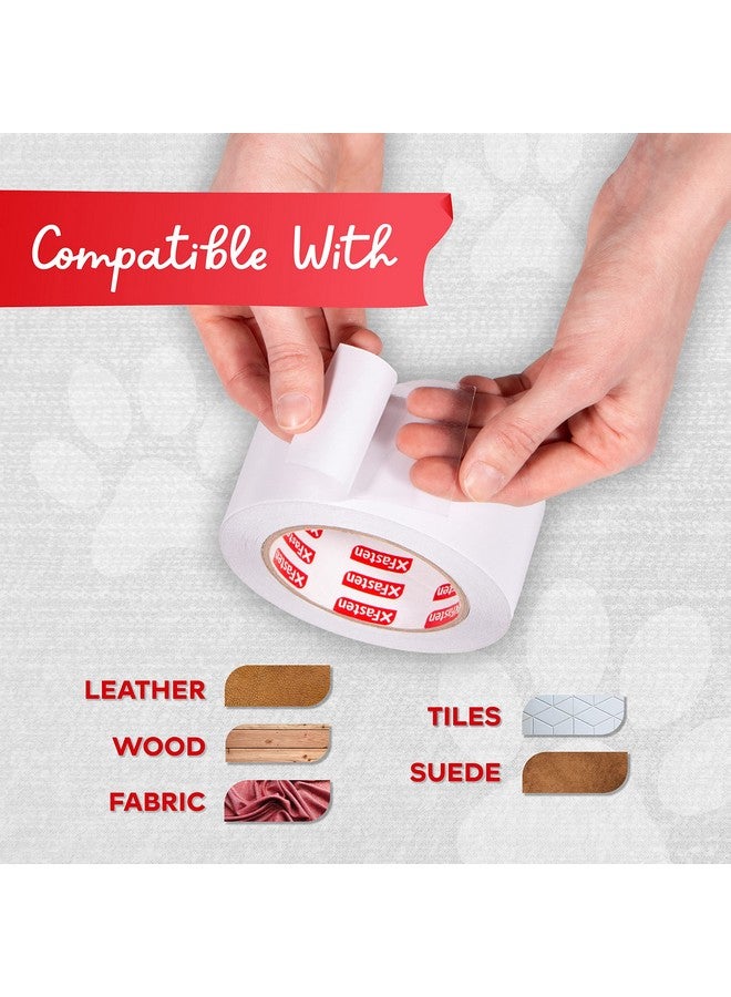 إكس فاستين شريط تدريب القطط المضاد للخدش، شفاف، 2.5 بوصة × 15 ياردة (لفافة واحدة) - Image 5