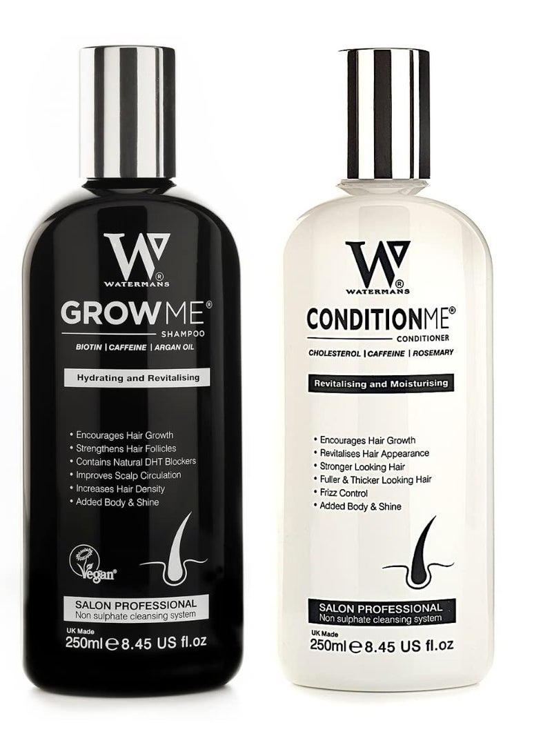 Watermans - Grow Me Shampoo And Condition Me Conditioner Set - Image 1