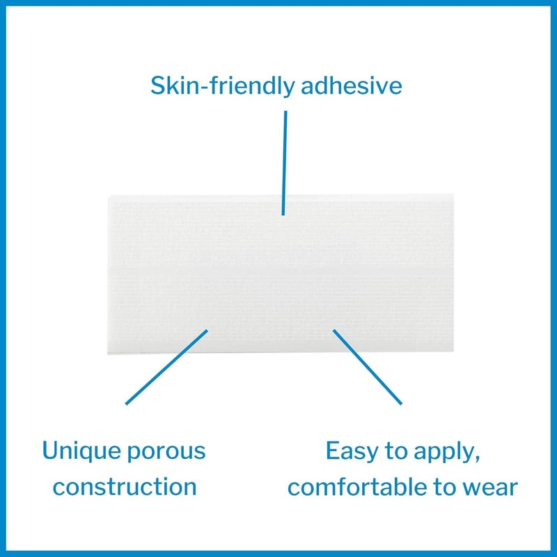 McKesson Skin Closure Adhesive Strips Reinforced Steri Strip for Wound Care 1 in x 5 in 25 Count - Image 3
