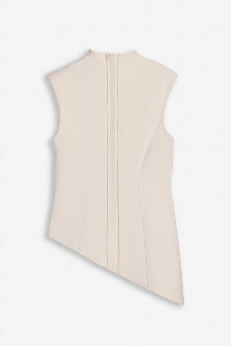 نوكتورن Padded-Shoulder Asymmetric Blouse