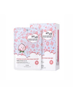 esfolio esfolio Pure Skin Face Sheet Mask - Hydrating Korean Face Mask for Dark Spots, Pore Care, Oil Control and Improves Skin with Moisturizing and Soothing (Peach) 