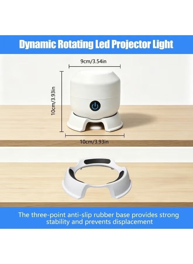 مصباح بروجيكتور LED دوار ديناميكي بتصميم عالم المحيط للأطفال والديكور المنزلي، إضاءة قابلة للتعديل - Image 3