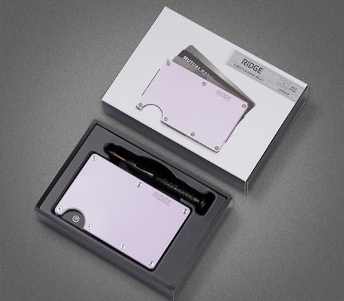The Ridge Ridge Wallet For Women - Minimalist Small Wallet for Women, RFID Protection, Slim, Perfect Size, Pocket Fit, Holds up to 12 Cards - Image 4