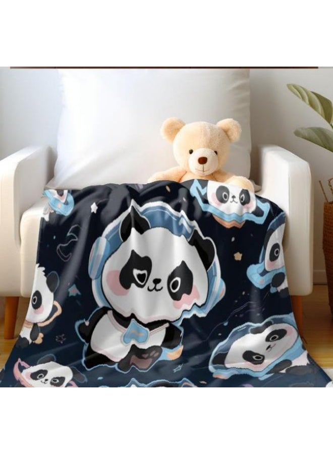 عام بطانية رقيقة من الفانيلا الكرتونية للأطفال أو الطلاب (دافئة ومريحة ومناسبة للنوم والألعاب) 100 سم * 150 سم - Image 1