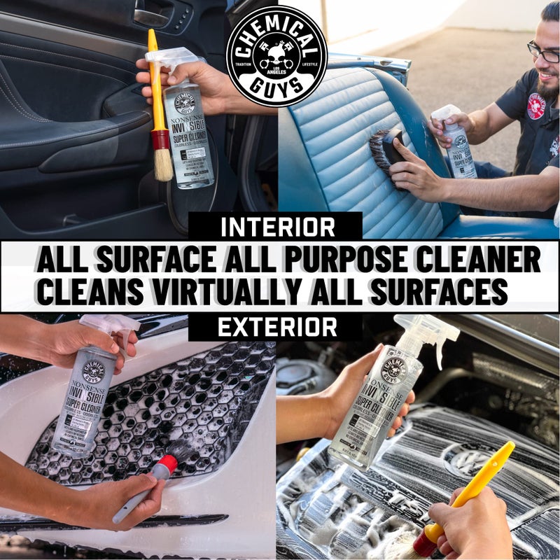 Chemical Guys Nonsense All Surface Super Cleaner â€“ 2 Pack 16 oz Bottles Unscented Interior and Exterior Cleaner for Vinyl, Rubber, Plastic and Carpet â€“ Safe for Cars, Trucks, SUVs, RVs and Home Use - Image 2