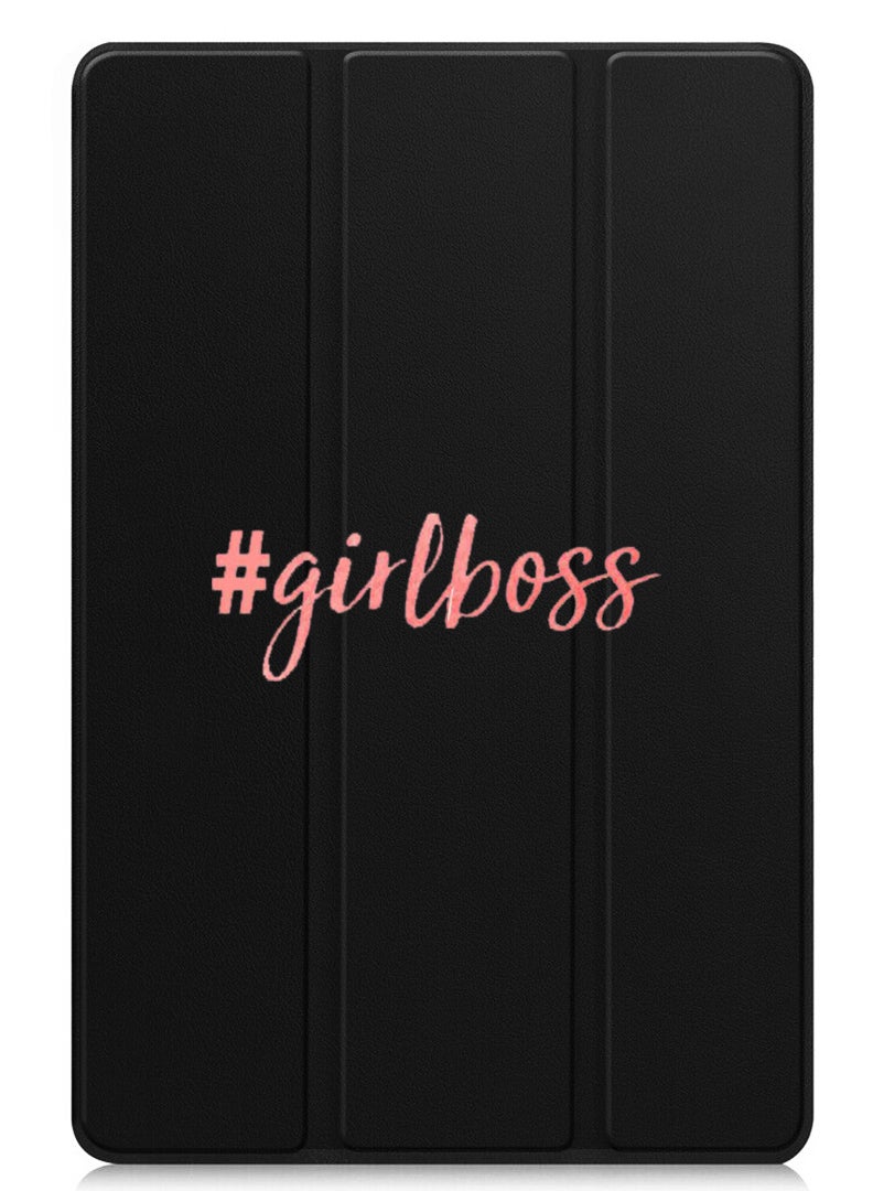 Theodor Protective Flip Case For Apple iPad Air 13 (2024) With Trifold Stand Auto Wake Sleep Shockproof Cover Girl boss 1 - Image 1
