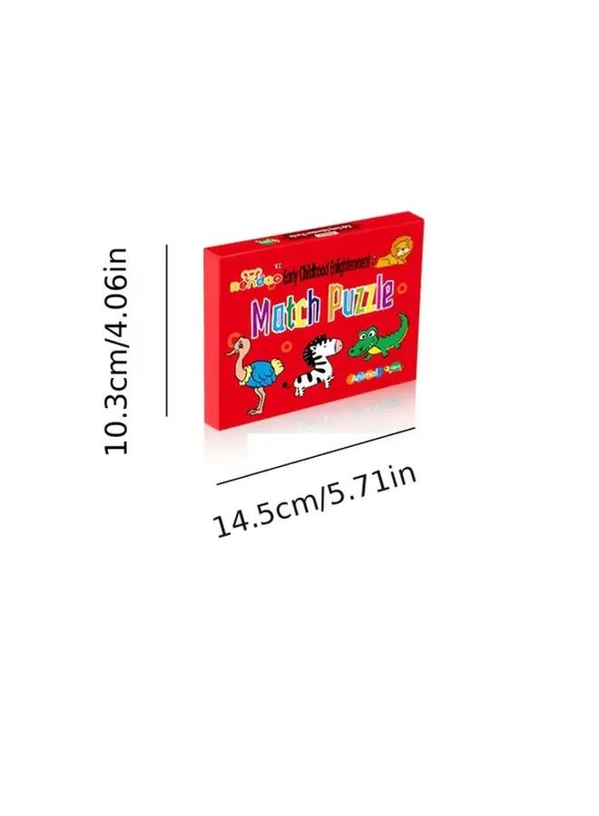 Animal Puzzles For Kids Ages 1 6 Large Pieces Educational Toy Motor Skills - Image 3