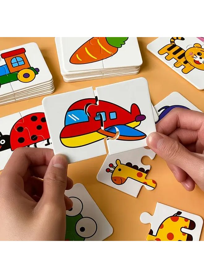 Animal Puzzles For Kids Ages 1 6 Large Pieces Educational Toy Motor Skills - Image 2