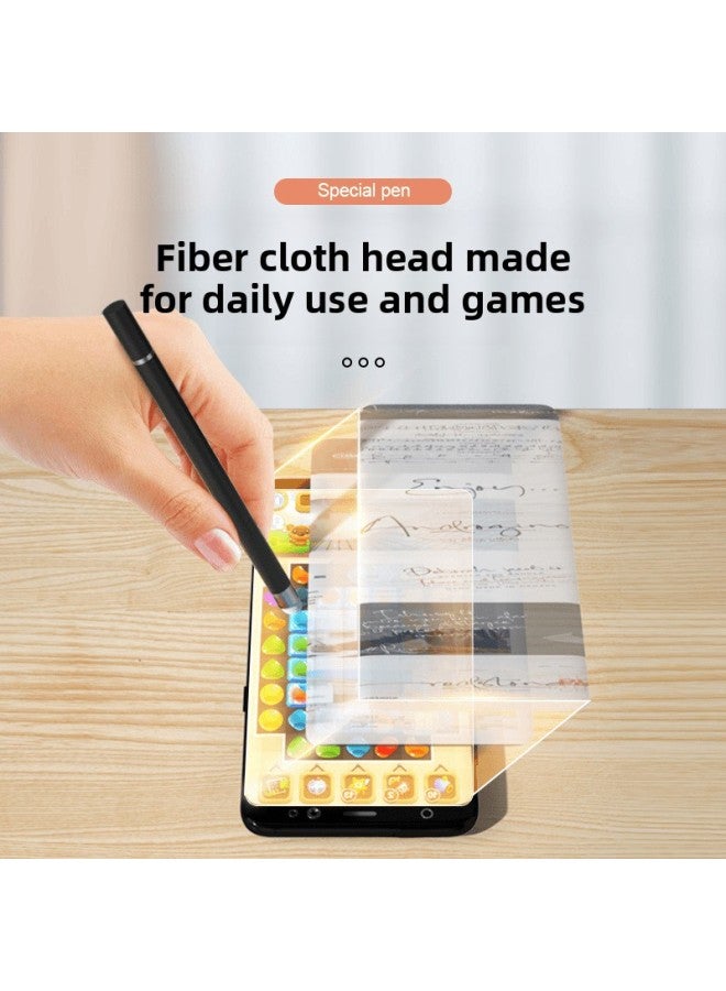 Source Manufacturer Disc Fiber Cloth Head Stylus For Apple IPAD Huawei Capacitive Pen Tablet Stylus-Color:Black [disc Pen Fiber Cloth Head]] - Image 5