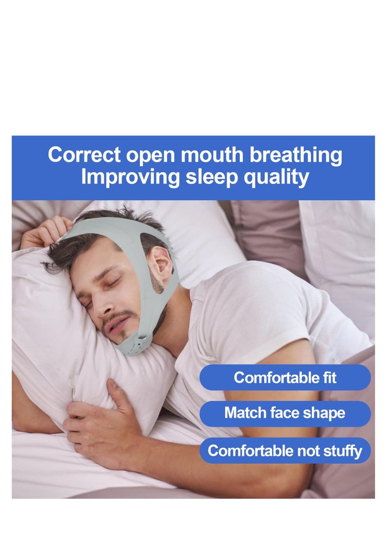 Upgraded Anti Snoring Devices, Anti Snoring Chin Strap, Adjustable and Breathable Chin Strap, Provide The Effective Snoring Solution to Stop Snoring, Keep Mouth Closed While Sleeping for Woman and Men - pzsku/Z7A153ADA13C5A3FE908EZ/45/_/1716541812/6b7a0525-1952-435e-a4c3-54b7f1fd40e8