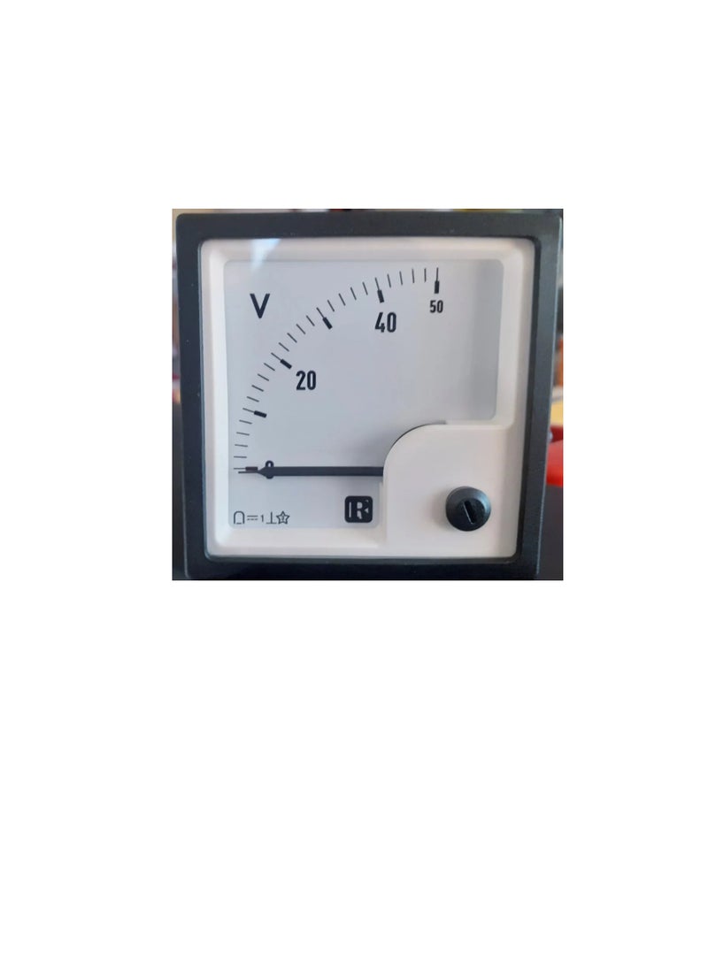 AC Analogue Panel Voltmeter 72x72  Direct Type  ERI72VD - Image 1