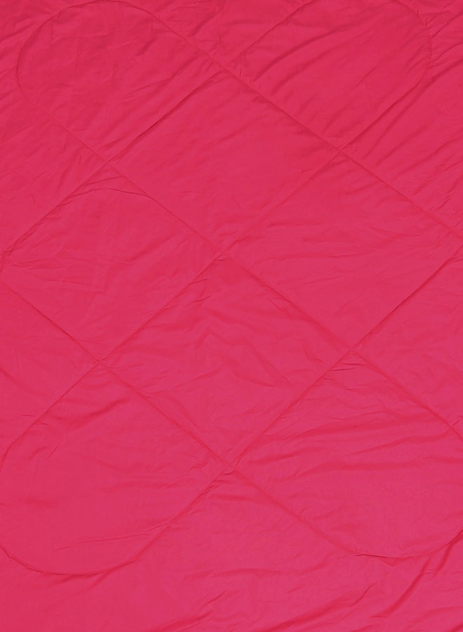 Status Contract Reversible Solid Comforter Double Bed Blanket for Winter//Double/GSM- 220, Pink-Violet, 220 X 240 Cm - Image 3