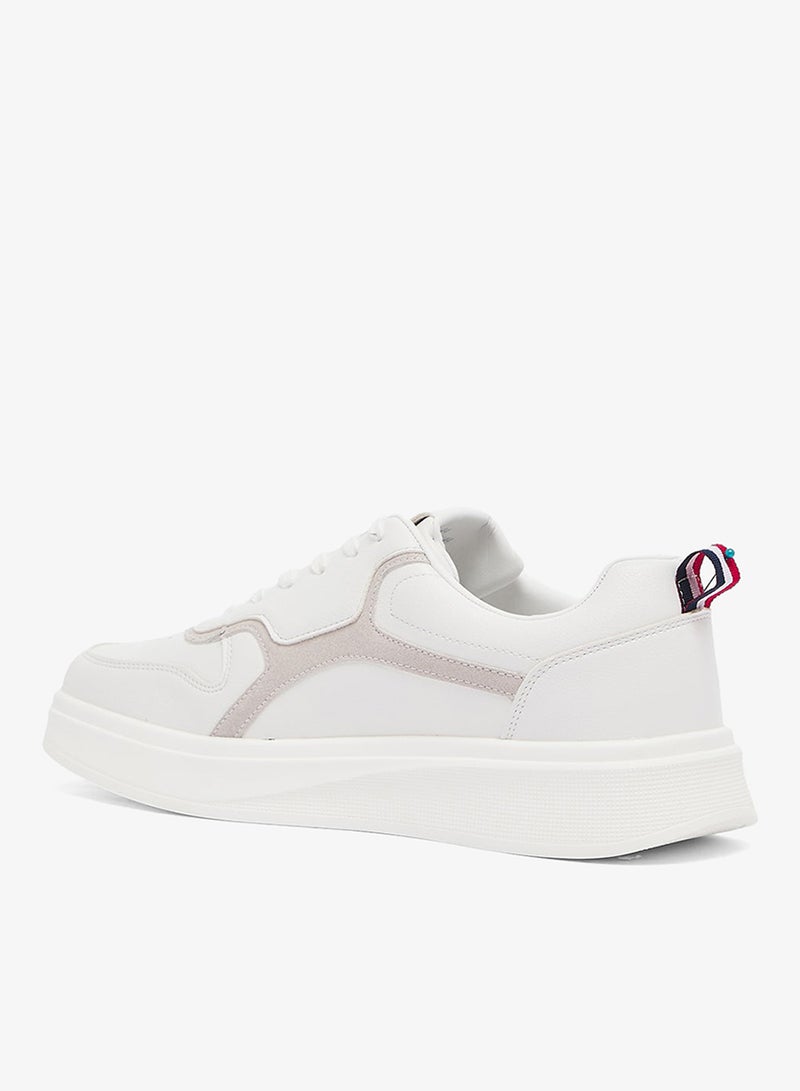 Seventy Five Casual Webbing Loop Detail Low Top Sneakers - Image 2