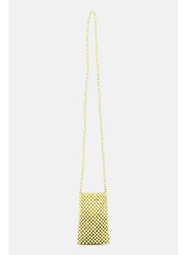 Moda Luxe Women Miley Cell Phone Crossbody 17 H x 11 L x 1 W cm, Gold  - Image 2