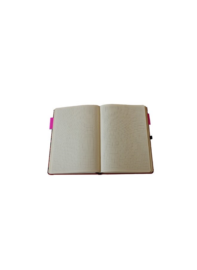 Notebook دفتر ملاحظات I-RITE ذو غلاف صلب 16×24 سم مربع أحمر  - Image 2