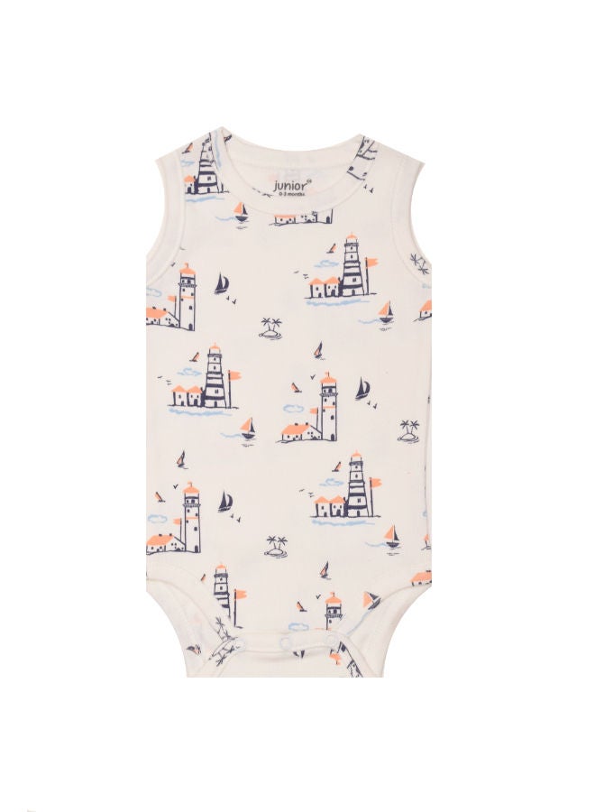 جونيور بادي سوت قطن عبوة 3 قطع بيبي للجنسين - Image 4