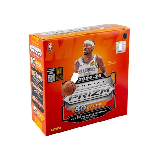 Panini 2024-25 Panini NBA Prizm Basketball Trading Cards Mega Box - Image 1