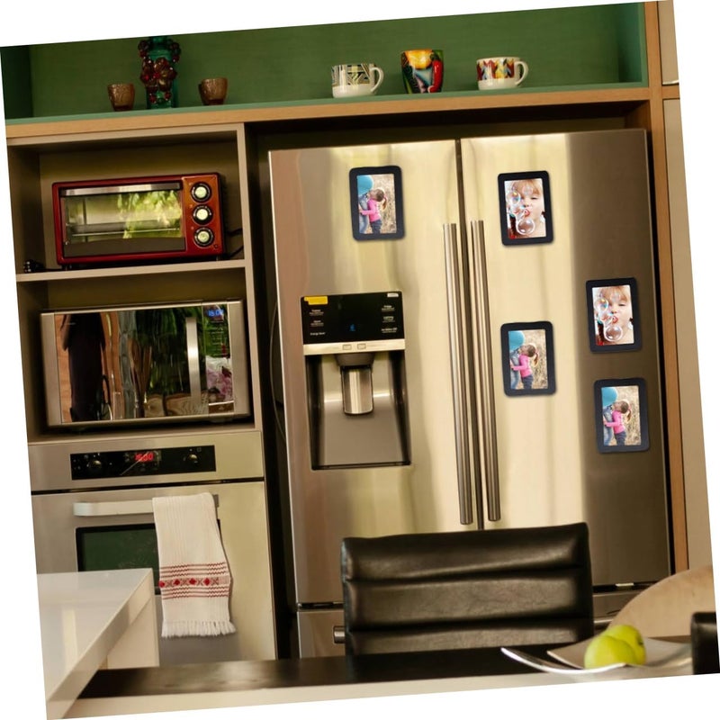 Multi option design Amosfun 4Pcs Magnetic Photo Frame Refrigerator Stickers for Pictures to Lightweight Home Decor Memory Holder Confirmed available stock Balanced structure Updated modern design Slow wear optimized quality Flexible use switching Stackable design General compatible practical design Priority based order prep Versatile application Diverse requirement fit Temp fluctuation resistant crafted quality Heat insulation layer Diverse operating method fit Repeated detach compatible build Connectable modular All need matching options Affordable trusted craftsmanship Freeze crack proof All storage space compatible Elegant appearance Easy store & transit build General need oriented design Easy assemble alternatives Lightweight - Image 3