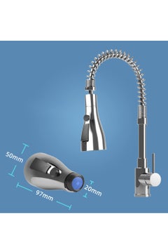 Excefore Faucet Spray Head, 360°Swivel Spout FM22 M24 Tap Spray Head Attachment, G1/2 Kitchen Taps 3 Modes Spray Tap Adapter Kitchen Sink Taps  - Image 4