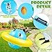 Poen Inflatable Dome Rocker Bouncer 63L x 63W x 39H Blow up Climbing Rocker Kids Giant Inflatable Bouncer Seesaw Outdoor Roll and Play Seesaw Dome Toddler Gaint Balance Game with 6 Handle - Image 4