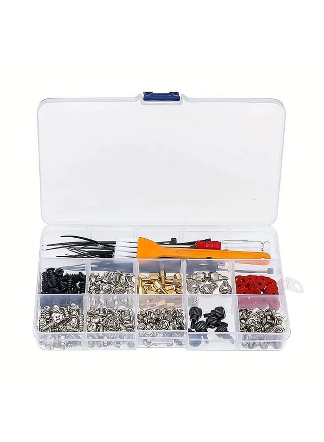 368pcs Computer Screws Kit Complete PC Assembly And Maintenance Repair Set - Image 1