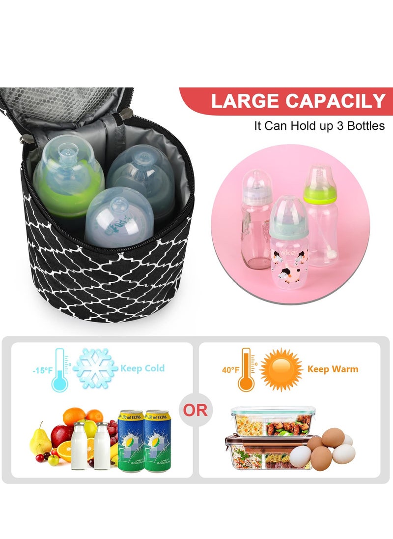 MIXDE Breastmilk Cooler Bag Insulated Baby Bottle Cooler Bags for Travel Baby Bottle Bag for Daycare Nursing Mom  - Image 2
