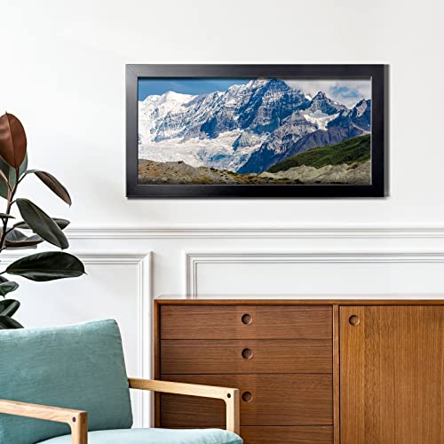 Annecy 12x24 Picture Frame Black（1 Pack）, Panoramic Picture Frame for Wall Decoration, Classic Black Minimalist Style Suitable for Decorating Houses, Offices, Hotels - Image 5