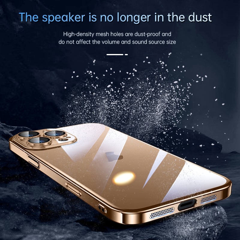 HuHa Protective Cover For iPhone 16 Pro SULADA JINGJIA Series Lens Protector Hard PC Phone Case(Blue) - Image 5