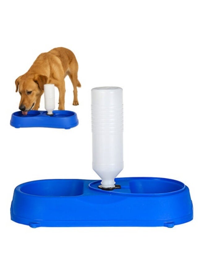 وعاء طعام للقطط والكلاب مع موزع للماء. - Image 1