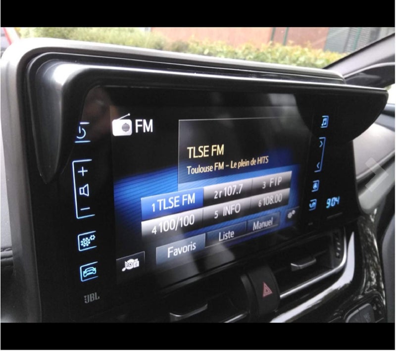 LFOTPP Vehicle Navigator Sunshade Visor for Toyotaa CHR 20182022 Corolla E2102019 RAV42019 Ridgeline2018 Corolla Sport2020 Navigation Visor Sunshade Block Reflection Glare