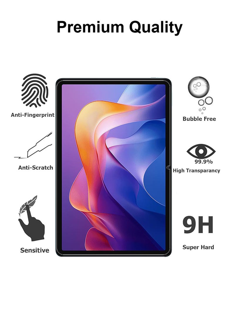 Xiaomi Redmi Pad 2 11 Inches Tempered Glass Screen Protector – High Transparency, Delicate Touch, Anti-Explosion, Smooth Arc Edges, Easy Installation - Image 3