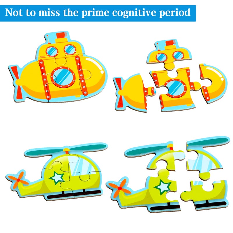 QimuMku Magnetic Puzzles for Kids Ages 1-3, Travel Toddler Puzzles Ages 2-4 Year, Space Car Activities Toy for Boys & Girls 3-5 yo - Learning Magnet Gift for Road Trip - Image 5