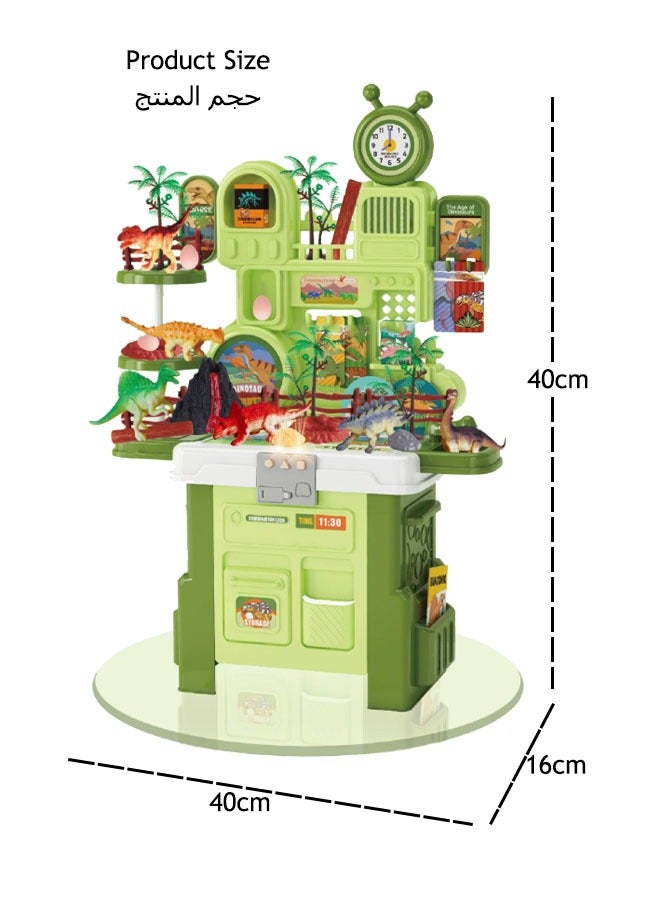 Kids Tool Bench Toy ,Dinosaur Equinment Set, Kids Workbenchwith Realistic Lights and Music,Pretend Play Toys,Realistic Multifunctional Toddler Tool Bench,Tool Bench Set Children's Toy Play Workbench for 3 4 5 6 Boys and Girls - Image 2