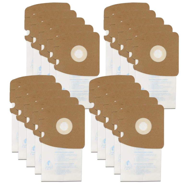 BIHARNT 20 Pack Replacement Filtration MM Paper Vacuum Cleaner Bags Compatible with Eureka & Sanitaire Style MM 3670 3680 60295, 60295A, 60295B 60295C, 60296 & 60297A. Replaces Part# 60295C - Image 1