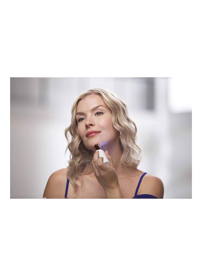 جهاز إزالة الشعر للوجه باللونين الأبيض والذهبي والوردي - Image 3