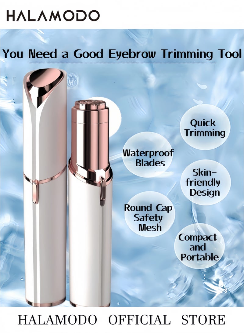Halamodo Flawless Facial Hair Removal for Women,Rechargeable Painless Electric Razor Device, Small Dermaplaning Remover Tools,Beauty Gadgets Accessories - Image 5