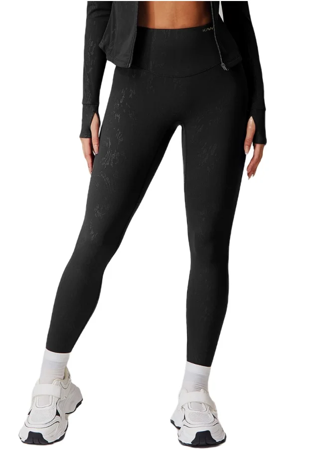 كون.يوغا Womens High Waist Contour Seamless Workout sport Leggings Yoga Pants Tummy Control Running Pants