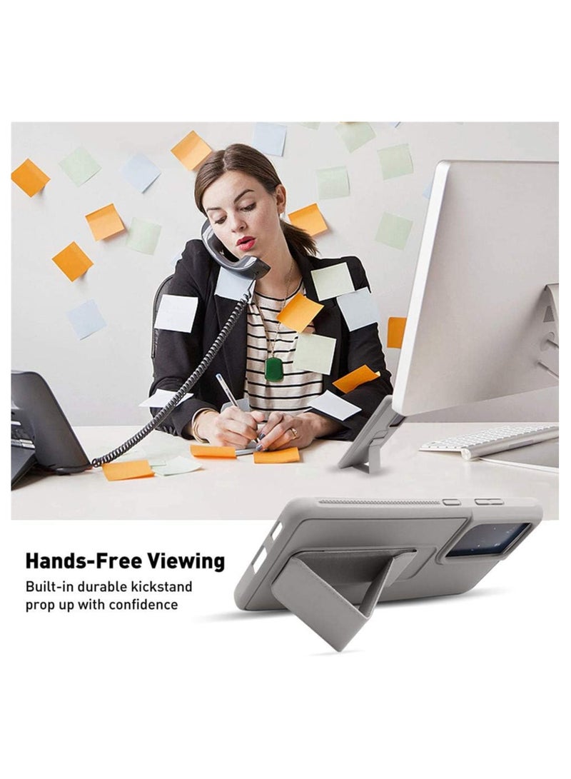 ELTRAZONE Samsung Galaxy Magnetic Stand & Holder, Premium Silicone Hand Strap Grip, Car Mount Kickstand Case Finger Grip Cover Samsung Galaxy S22, - Image 2