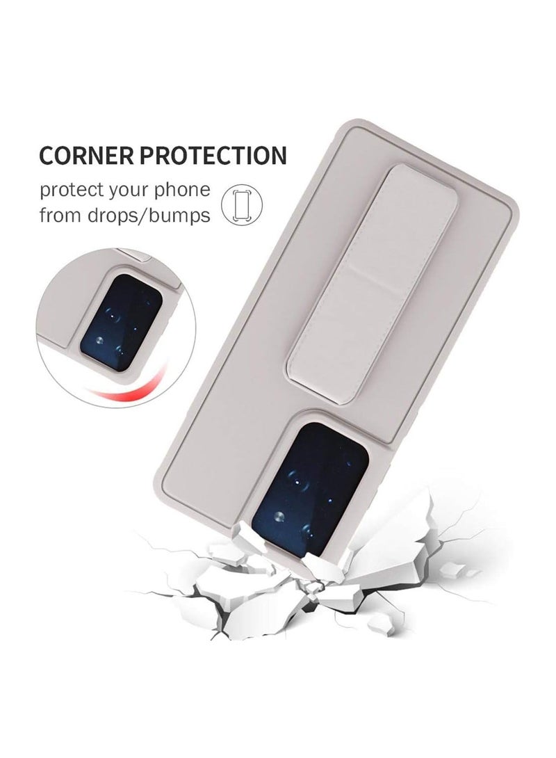 ELTRAZONE Samsung Galaxy Magnetic Stand & Holder, Premium Silicone Hand Strap Grip, Car Mount Kickstand Case Finger Grip Cover Samsung Galaxy S22, - Image 3